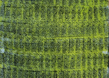 Preview: Afrika Batik - Afrikanischer Stoff - Farbenfroh in Grün